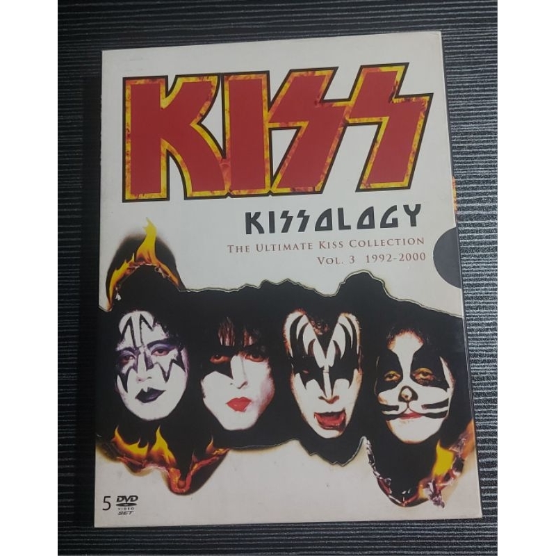 Box 5 dvds kiss kissology vol.3 1992-2000 the ultimate collection