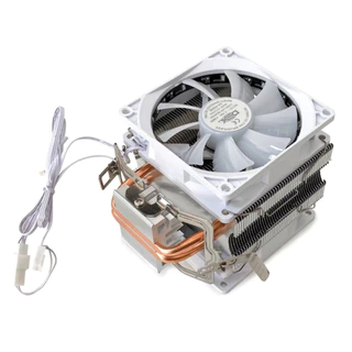 Cpu Cooler Processador 120mm Led Universal Intel Amd Fan Duplo x79 x99 Am3+ Am4 Dex