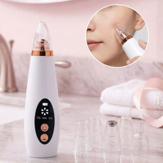 Removedor de Cravos Espinhas Cleaning Sugador Poros Acne Sucção Usb Recarregável