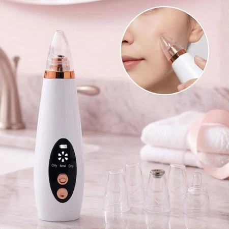 Removedor De Cravos Espinhas Cleaning Sugador Poros Acne Sucção Usb Recarregável