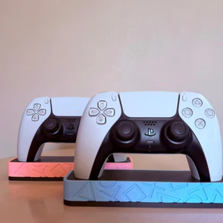 Suporte Controle PS5 DualSense Dock Base Playstation Estilizado Várias Cores Gamer