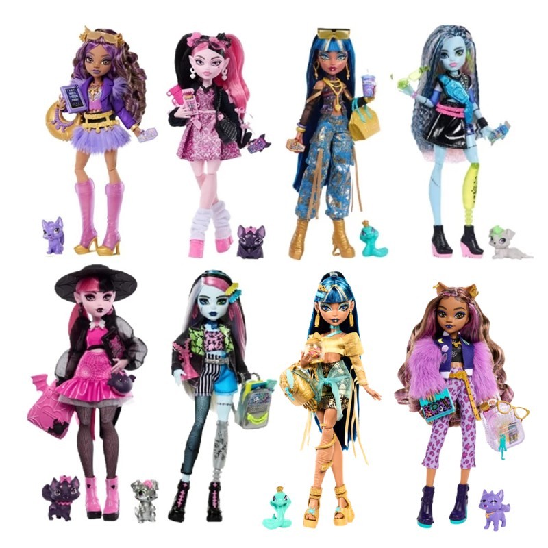 Boneca Monster High Novo Visual com Pet - Mattel | Shopee Brasil