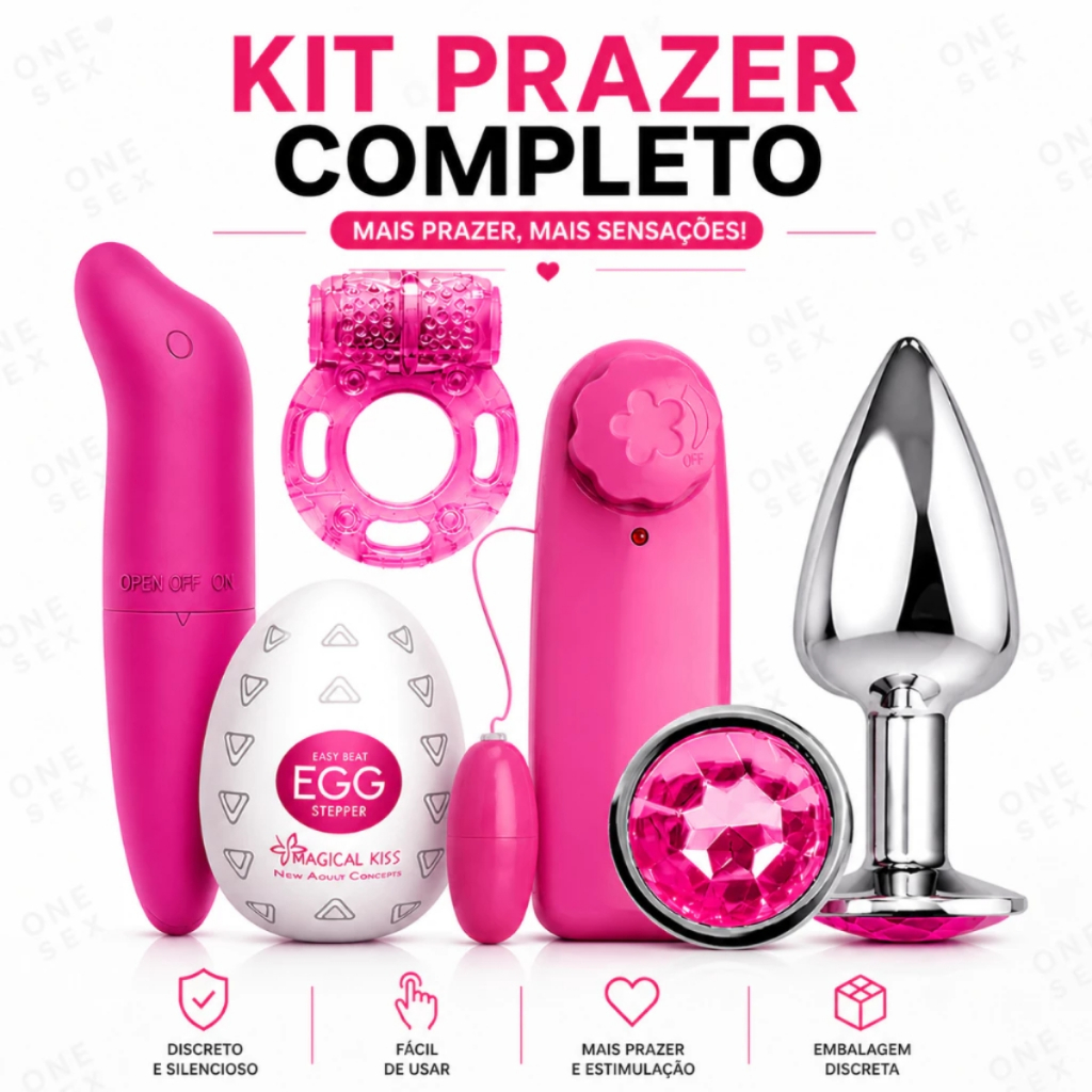 Kit Sex Shop Com Vibrador, Plug Anal, Masturbador Masculino, Anel Peniano  Com 05 Itens em Promoo na Shopee Brasil 2026