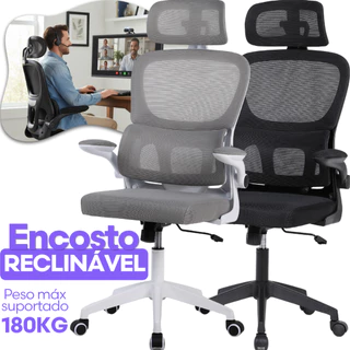 Cadeira Escritorio Ergonomica NR17 Presidente Arcanis Marqs Giratoria 180 kg Resistente Confortavel