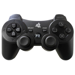 Controle PS3 e PC Playstation 3 Sem Fio Bluetooth Giroscópio Com Cabo Recarga Joystick Knup KP-GM006