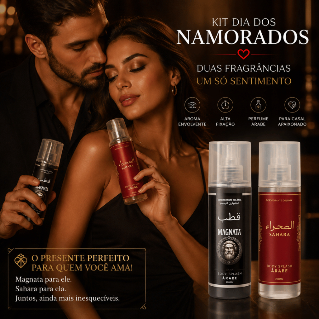 香水 Perfumes árabes - kit dia dos namorados