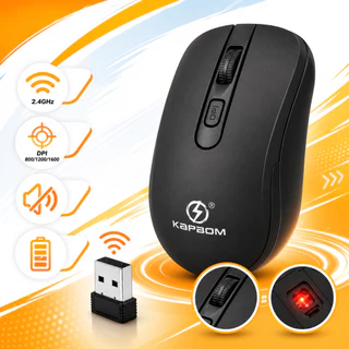 Mouse Sem Fio Wireless Kapbom Ergonômico Original USB Para Notebook e PC