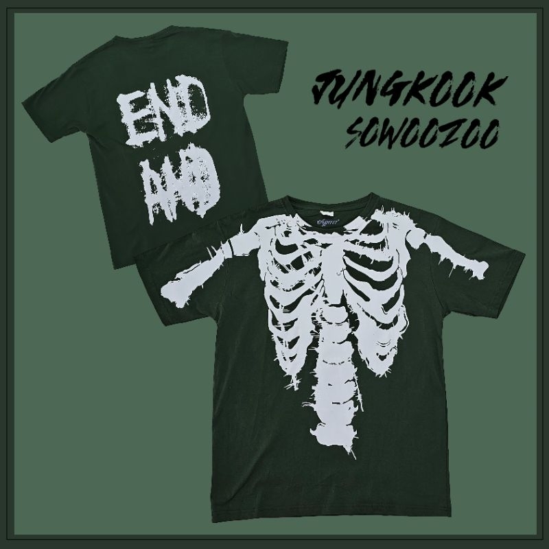 Camiseta Jungkook Sowoozoo Muster | Shopee Brasil
