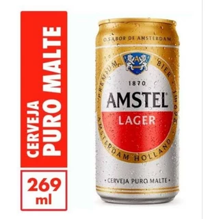 Kit 3 Cerveja Amstel Puro Malte 269ml