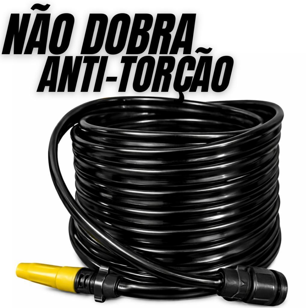 Mangueira De Jardim AcquaSlim Preta Dupla Camada - 05 a 40 Metros