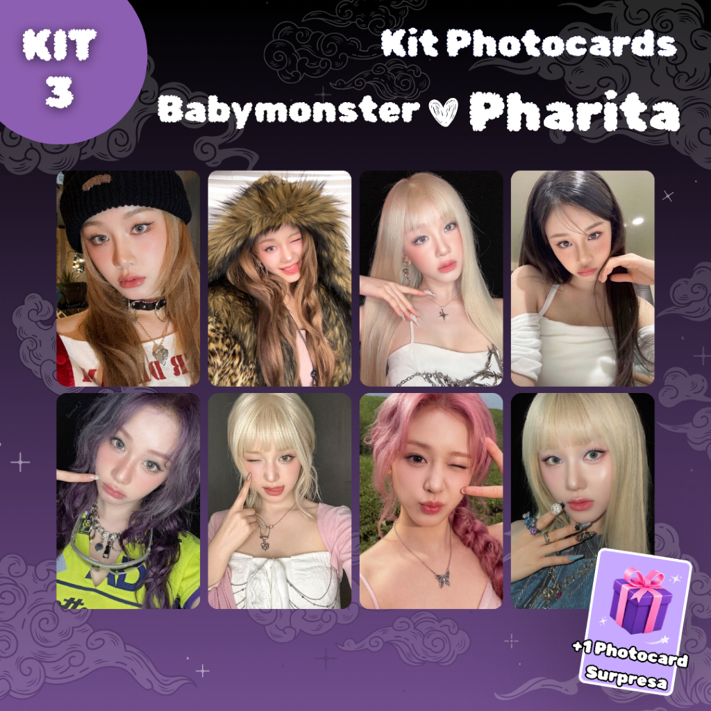 Pharita Selca Photocards Babymonster Baby Monster Baemon Kpop