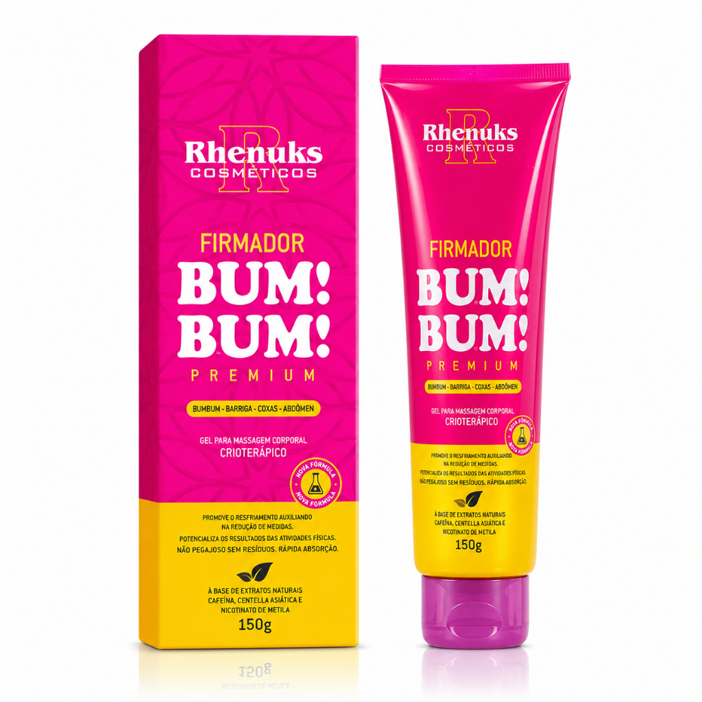 Gel firmador corporal Rhenuks Bum Bum Premium 150g Crioterápico