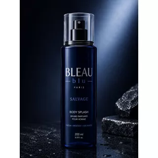 Body Splash Premium Masculino Salvage BLEAU Blu 200ml | Fresco e Marcante Perfume Importado