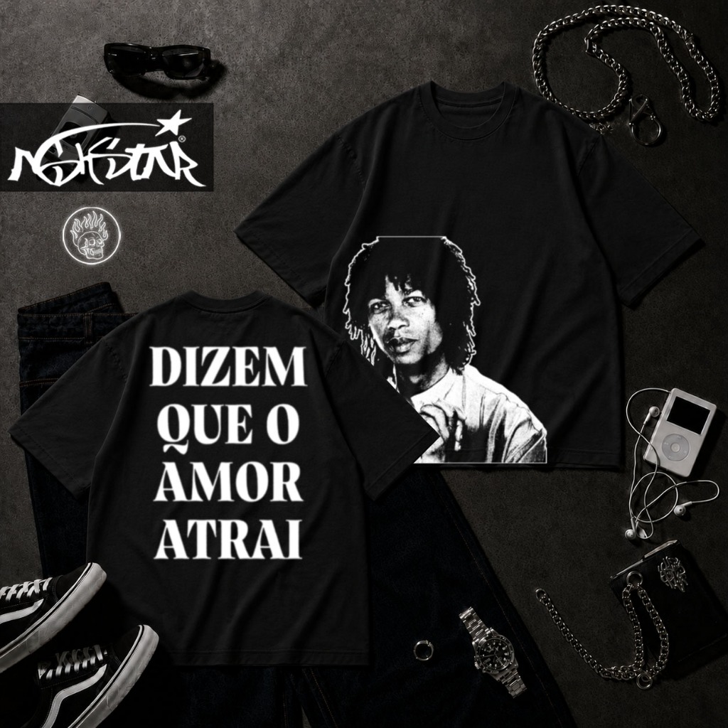 Camiseta T-Shirt Premium 100% algodão ASHSTAR 