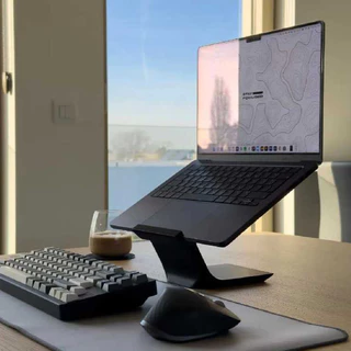Suporte Notebook Laptop Compacto Base leve ergonômico ajustável ventilado