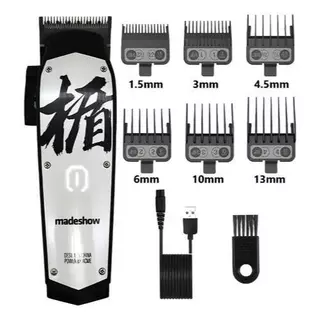 Máquina de Corte de Cabelo Madeshow M10 com Bateria Longa Duração 2200mAh
