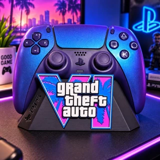 Suporte Controle PS5 Xbox Gamer Porta Controle Organizador de Mesa para Setup e Decoração Gamer
