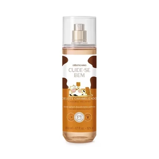 Body Splash Desodorante Colônia oBoticário Cuide-se Bem Delícias Caramelizado 200ml