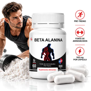 Beta Alanina 60 cápsulas 500mg Gnature