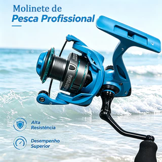 Molinete de Pesca Profissional 1000-4000 Drag 10kg 5+1BB 5.2:1 Alumínio Mar e Rio Alta Resistência Desempenho Superior