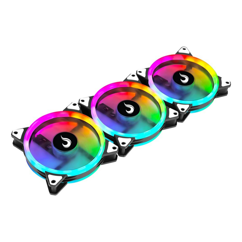 Kit 3 Fans Gamer Rise Mode Energy ARGB 120mm | Alta Performance ...