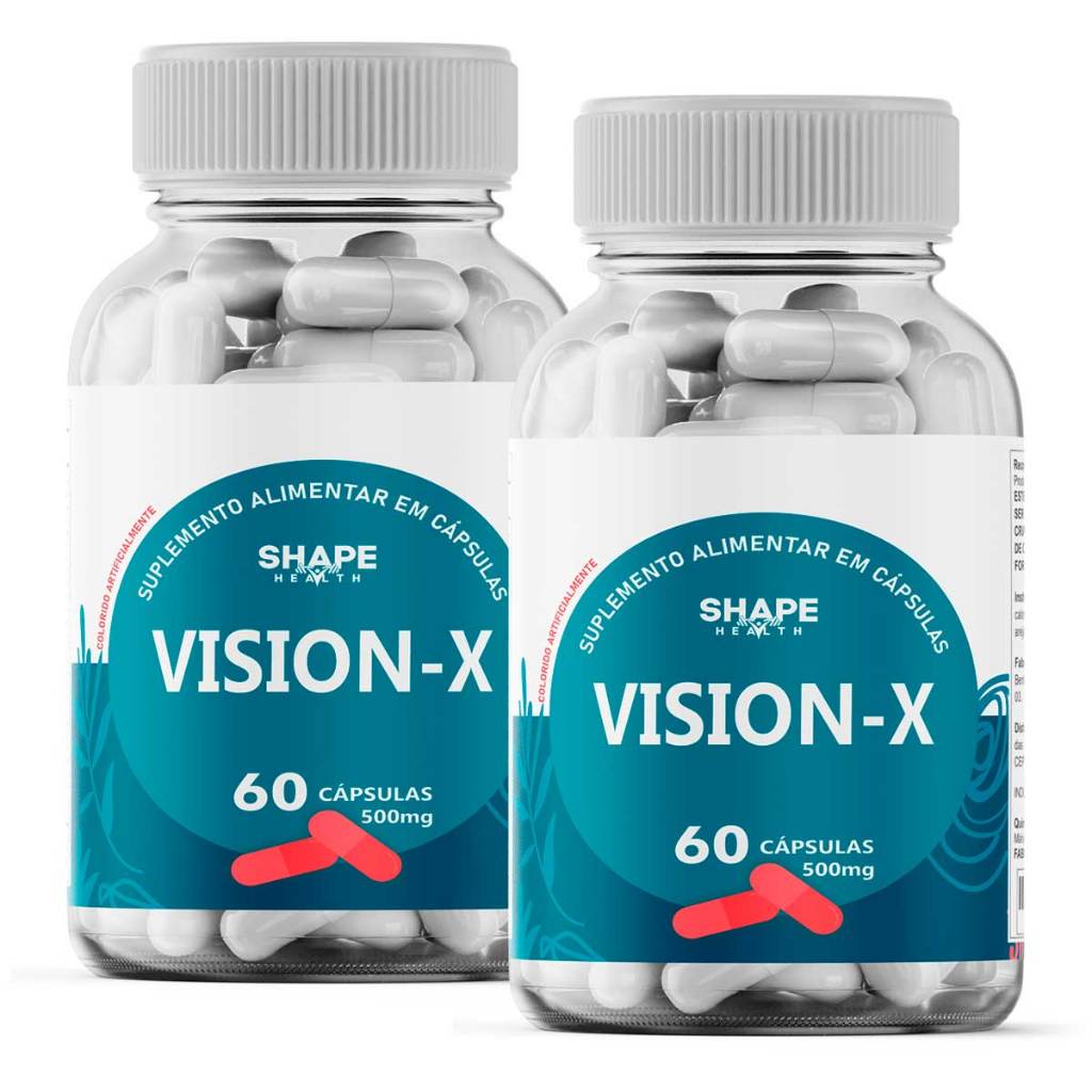 2x Vision-x Original 60 Cápsulas De Rápida Absorção Loja Oficial Envio ...