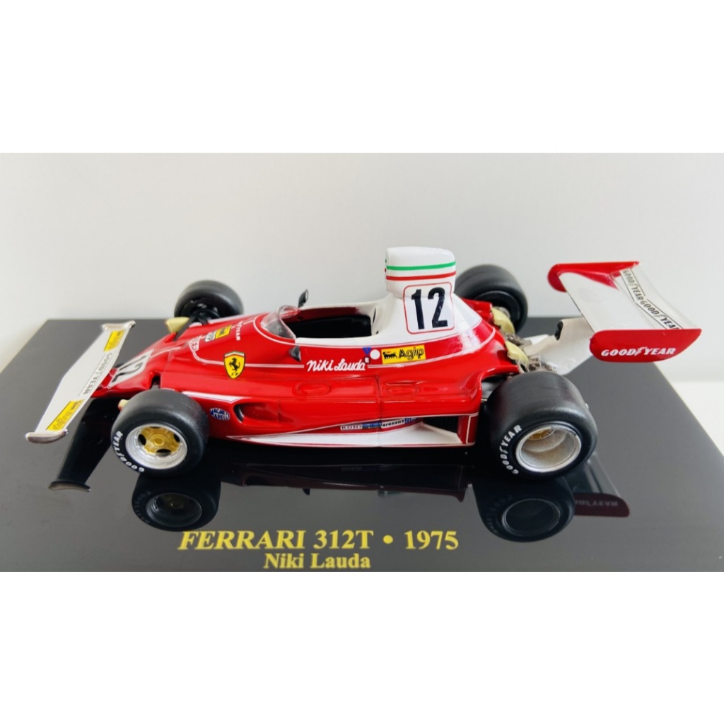 Miniatura Ferrari 312 T - Niki Lauda - W. Champion F1 1975