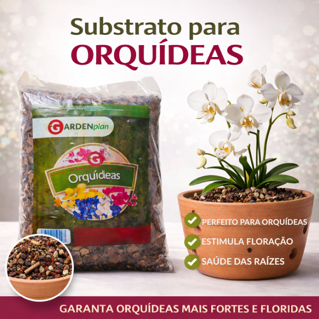 Substrato Premium para Orquídea – Floração Rápida Alta Aeração ...