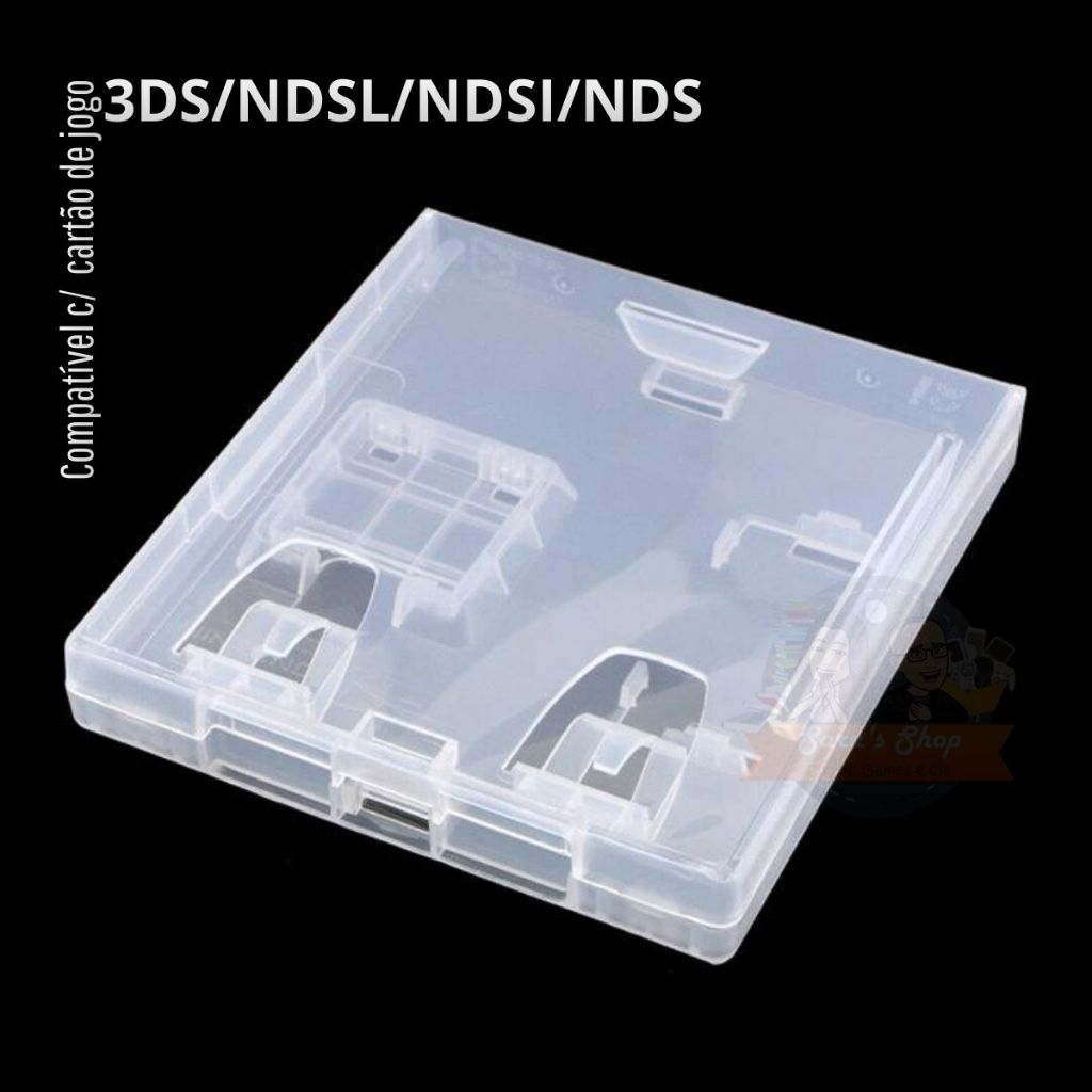 Estojo Cartões 3DS NDS NDSL NDSi Porta Jogos Case Organizador (1 a 5 Unidades)