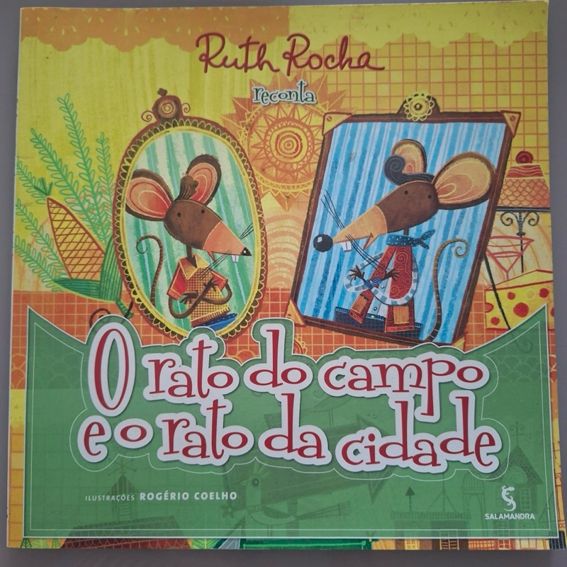 O Rato do Campo e o Rato da Cidade | Ruth Rocha | Editora Salamandra ...