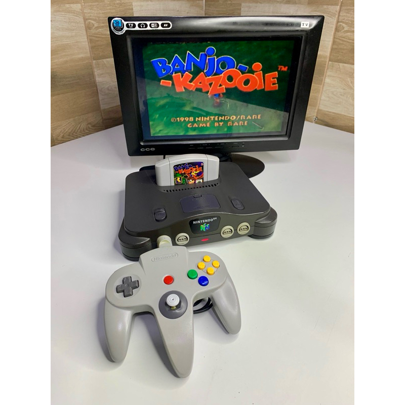 Console Nintendo 64 + Banjo Kazooie | Shopee Brasil