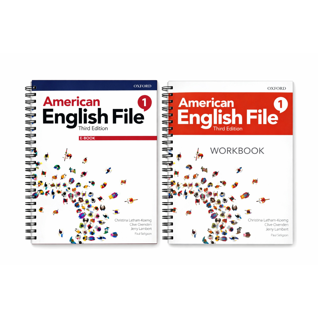 AMERICAN ENGLISH FILE (3ª EDIÇÃI) – LIVROS COMPLETOS + ESPIRAL +