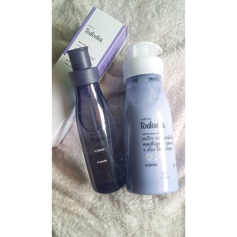 Kit Natura Tododia Algodão – Hidratação + Perfume Suave | Shopee
