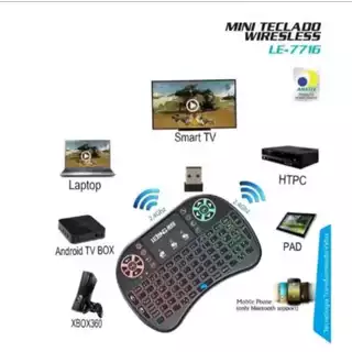 MINI TECCLADO SEM FIO BLUETOOTH COM TOUCHPAD PARA SMART TV TV BOX PC
