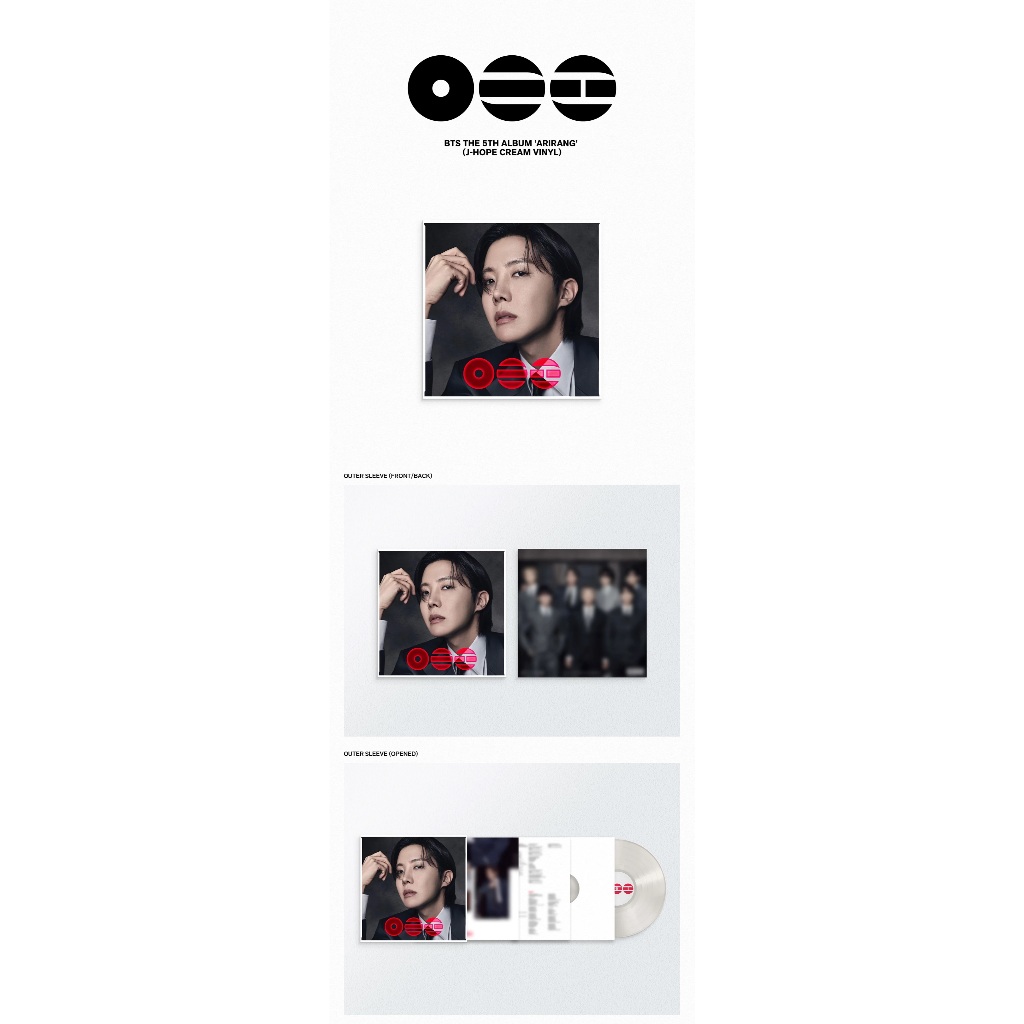 Vinil BTS J-Hope ARIRANG RM ARIRANG 5º Álbum Cream Vinyl HMV