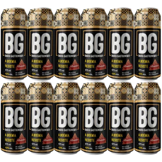 Cerveja Brüder BG Baixa Gastronomia fardo 12 Latas 473ml | Sabor, Qualidade e Autenticidade!