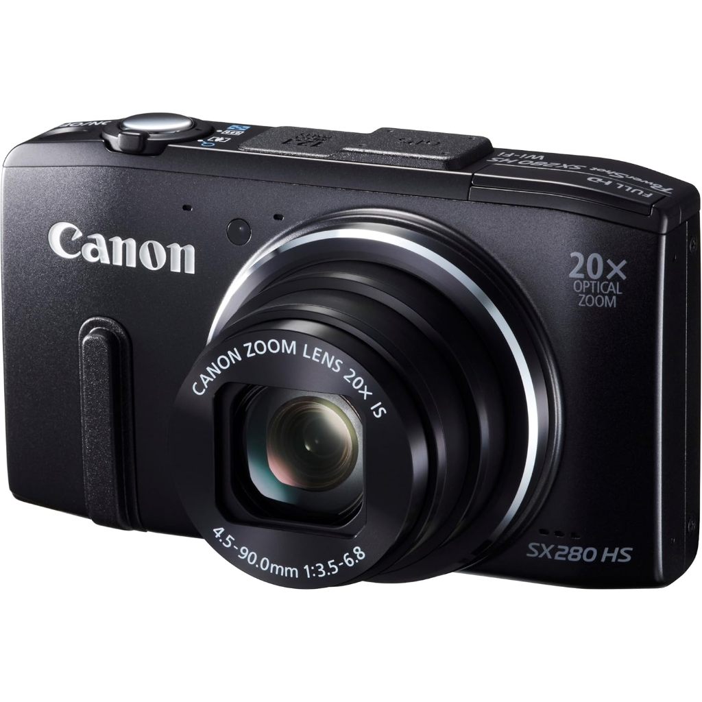 Canon PowerShot SX280 HS デジタルカメラ ブラック Câmera Digital Canon PowerShot SX280 HS 12.1MP Zoom Óptico 20x Wi