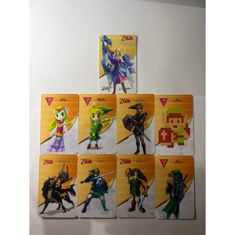 Kit Completo 33 Cartões Amiibo Zelda Coleção Total Tears Of The
