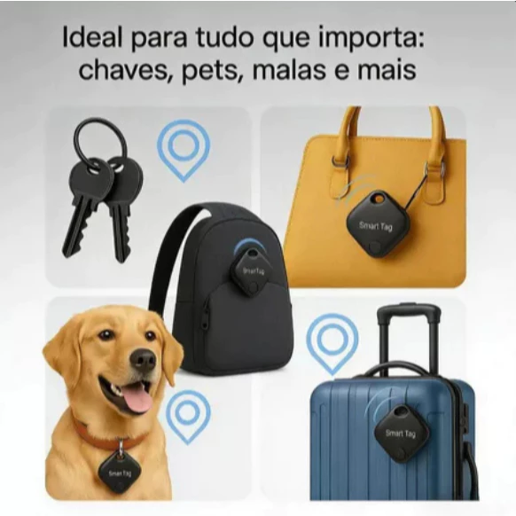 Mini Rastreador Para Dispositivos Android GPS Com Google Find Hub Marca A’Gold Smart Tag