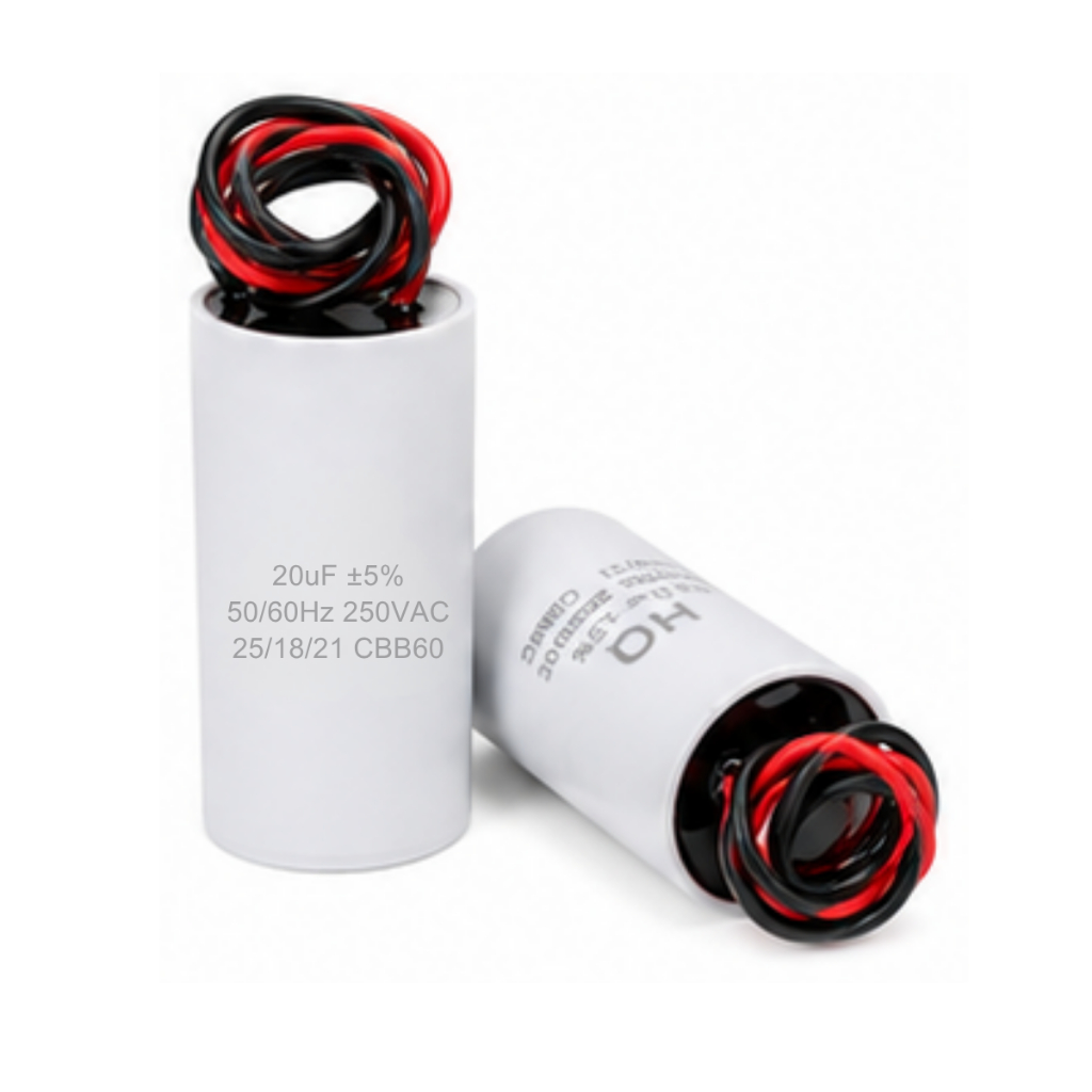 50 Unidades Capacitor 20uf Motor Portão Eletrônico Ppa Rossi Garen