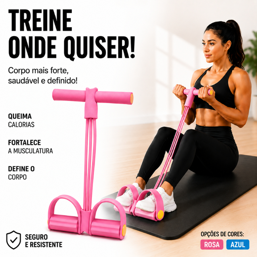 Elástico Extensor de Exercícios Pull Reducer Multi Função Academia Em ...