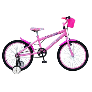 Bicicleta Aro 20 infantil Menina KRS - Com Rodinhas