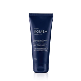 Shower Gel 4 em 1: cabelo, barba, rosto e corpo - Homem Essence - 100g - Venc. 01/29