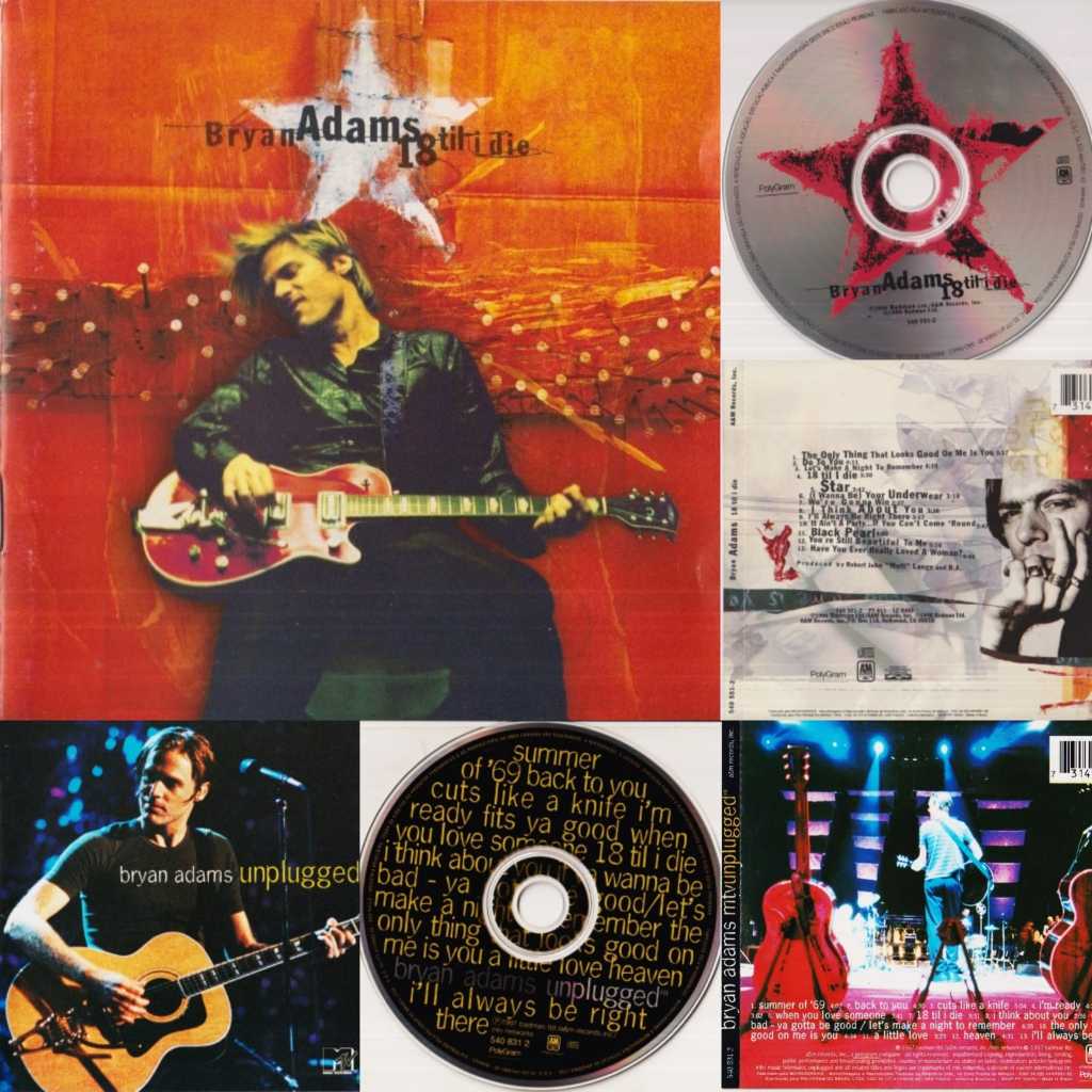 CD BRYAN ADAMS - OPÇÕES & DETALHES NA DESCRIÇÃO | Shopee Brasil