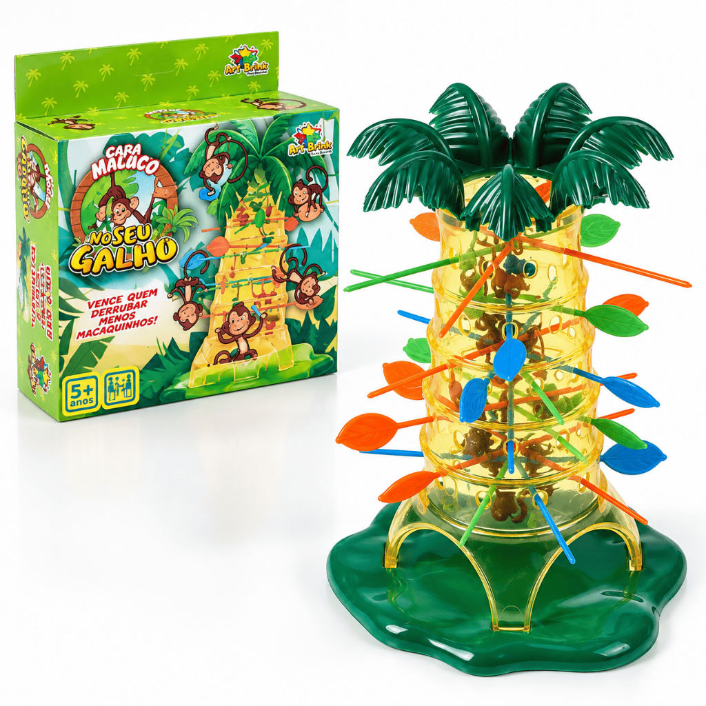 Jogo De Mesa Cada Macaco No Seu Galho Armadilha Brinquedo