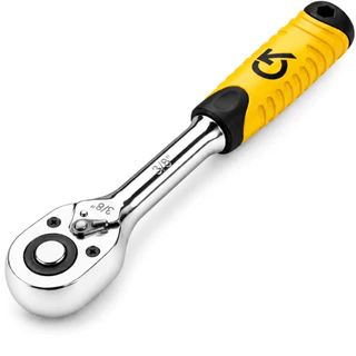 Chave Catraca Reversível Encaixe 3/8 Soquetes Aço Mecânico Profissional Oficina Automotiva Resistent