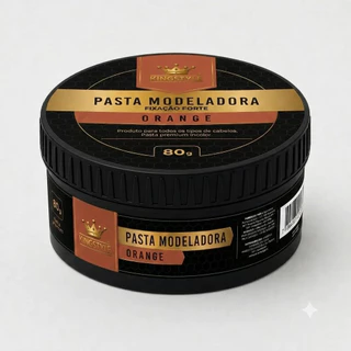 Pasta Pomada Cera Modeladora Cabelo Kingstyle Orange 80g - Fixação Forte