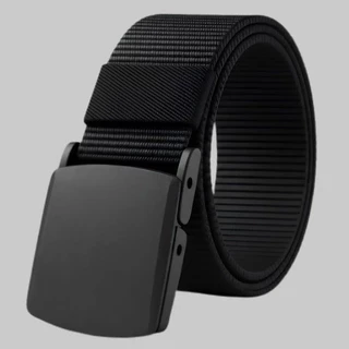 Cinto Tático Militar Nylon Fivela AutomáticaTrançado Leve e Sem Metal Ajustável Resistente Uso Diário