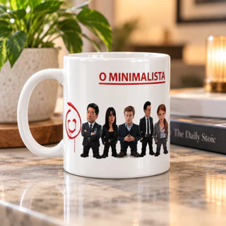 Caneca meme serie "O mentalista"- caneca xicara o minimalista/ o mente lisa mentalista personalizada