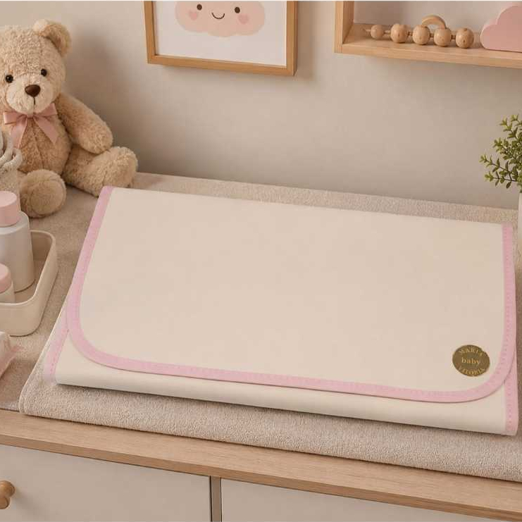 Trocador de Fraldas Portátil para Bebê 65cm x 38cm Estrelinha Baby ...
